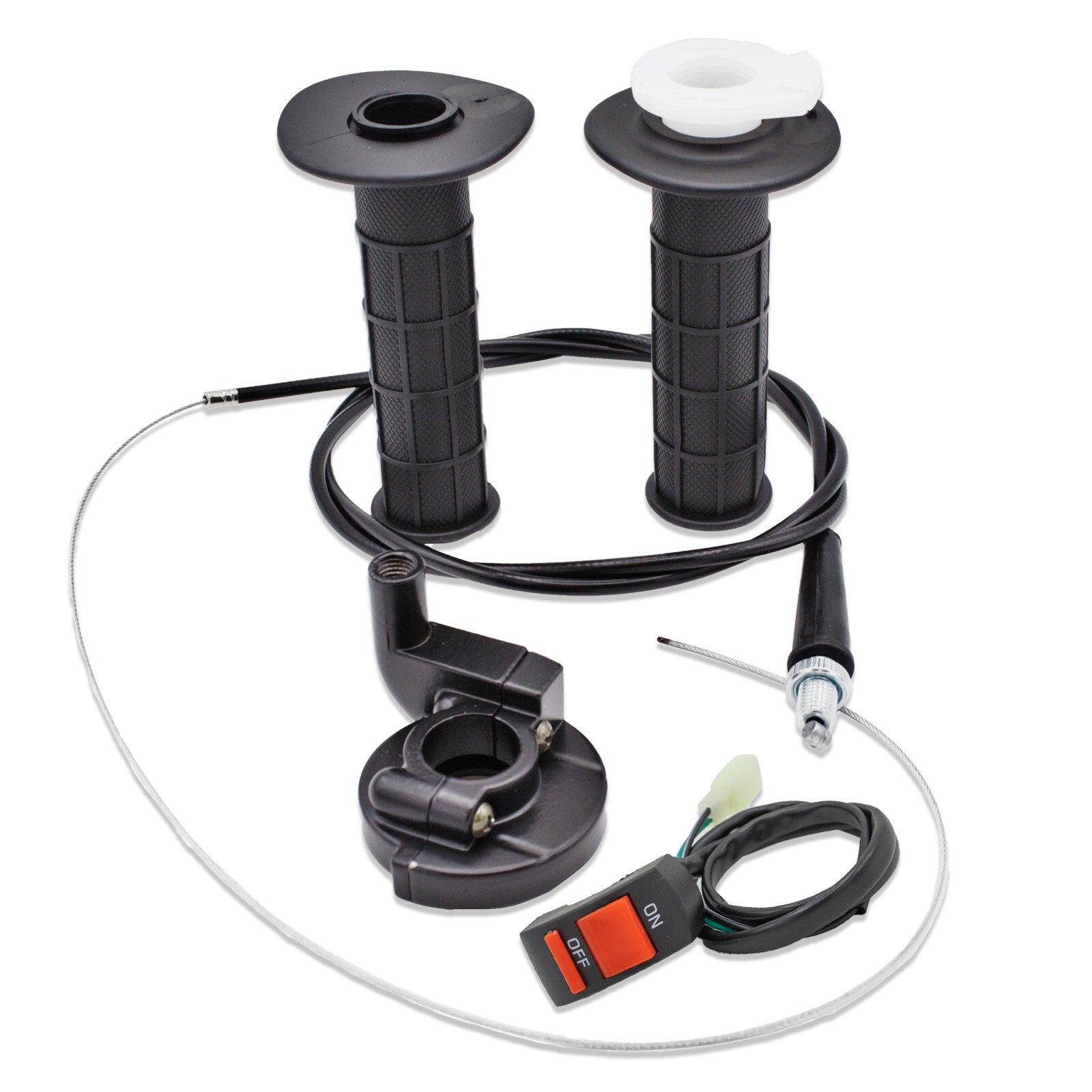 TWIST THROTTLE GRIP CABLE KILL SWITCH FOR COLEMAN CC100X CT200U-EX EXR MINI BIKE