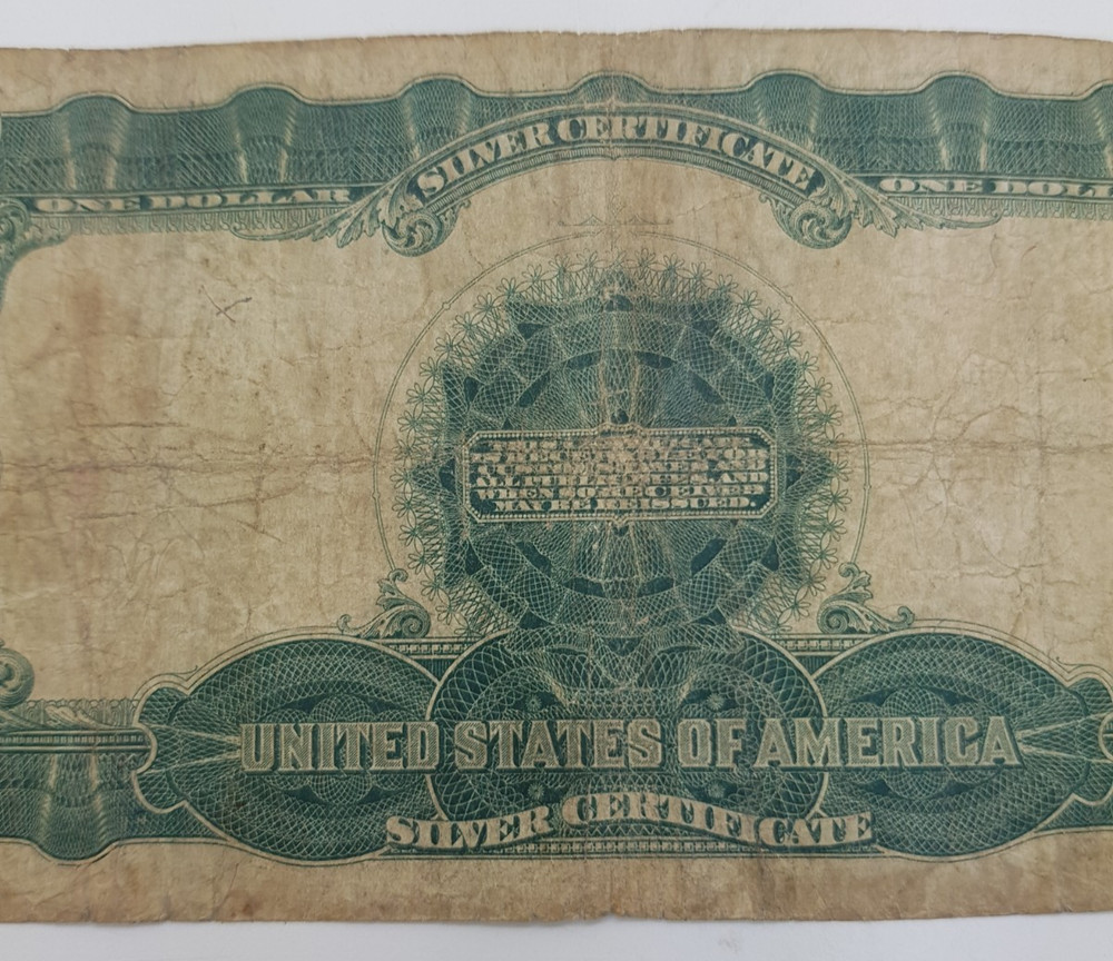 1899 $1 Silver Certificate Black Eagle Note V60648185A
