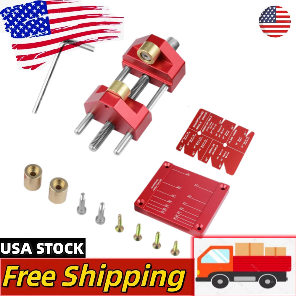 Precise Chisel Sharpening Jig Kit Honing Guide System for Woodworking Chisels💖
