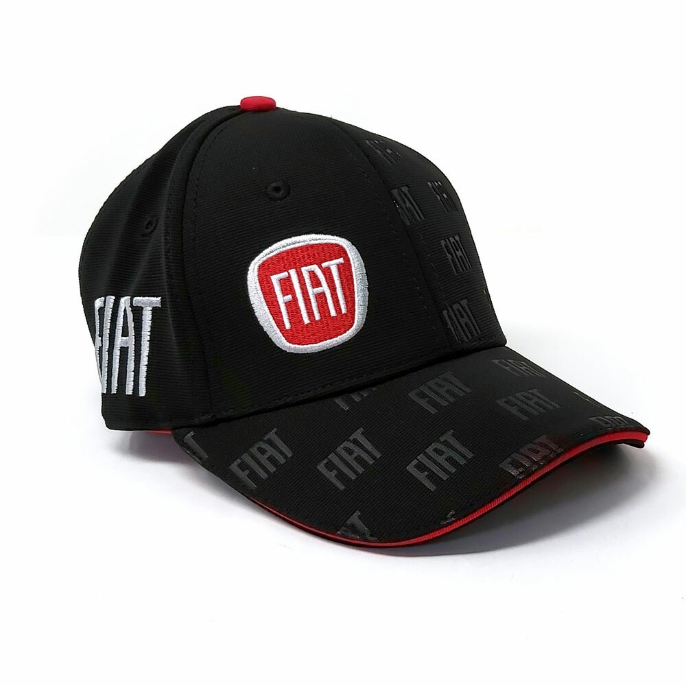 Fiat Hat Black Curved Visor