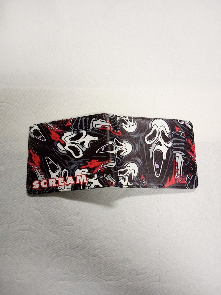 Scream Print Bi-Fold Wallet