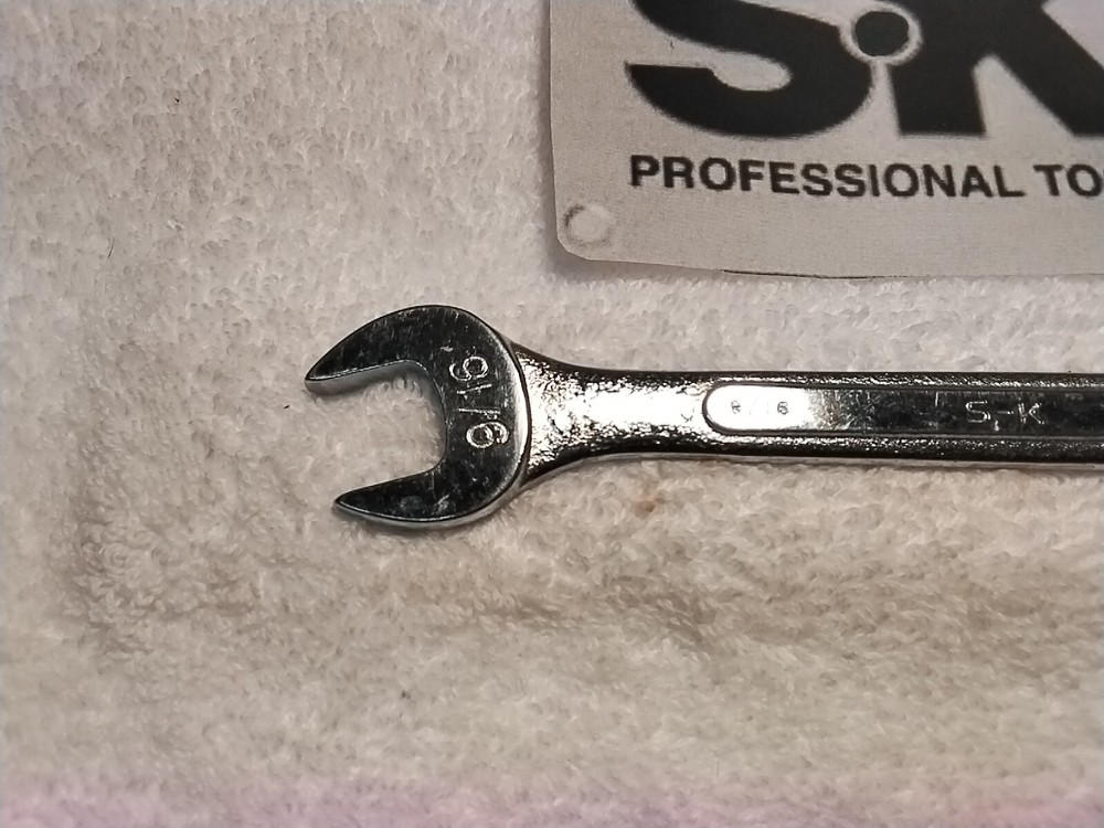 S-K Wrench Set OPEN END 9/16'- 5/8"