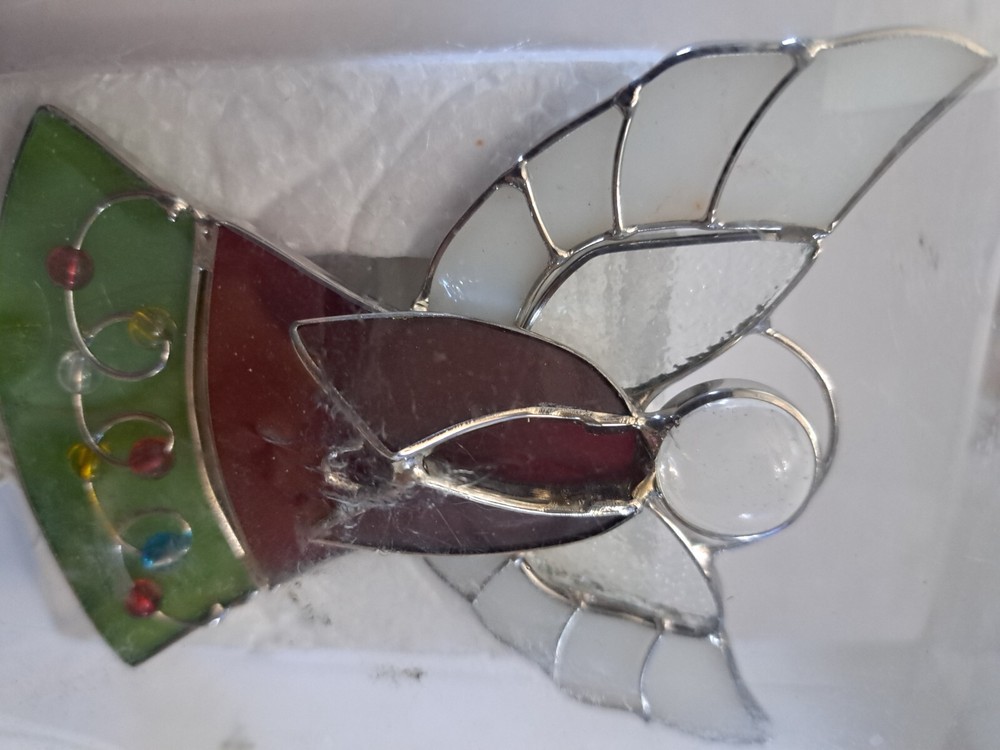 Stained Glass Angel Nightlight Plug In Wall