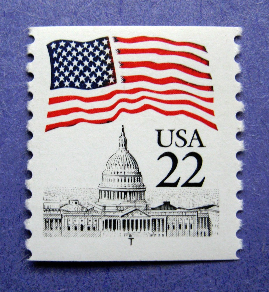 Sc # 2115C ~ 22 cent Flag Over Capitol Dome Issue (dg15)