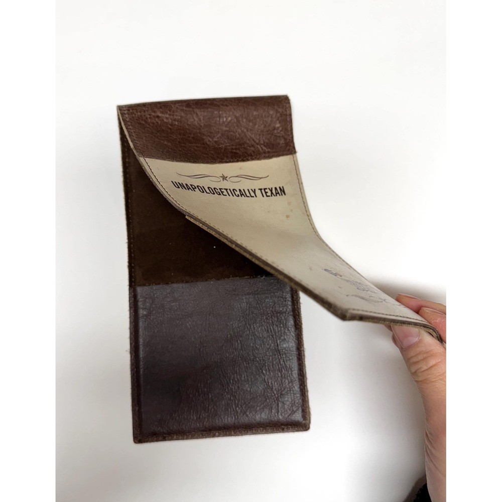 Leather Valero Texas Open Notepad Case: Unapologetically Texan