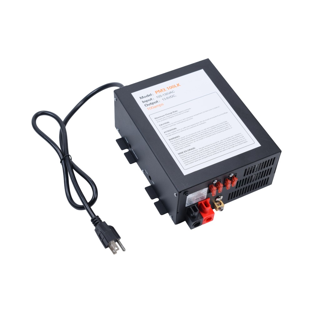 New 100 Amp Power Supply 13V-16V CB Ham Radio PM3-100LK Converter W/ LED light