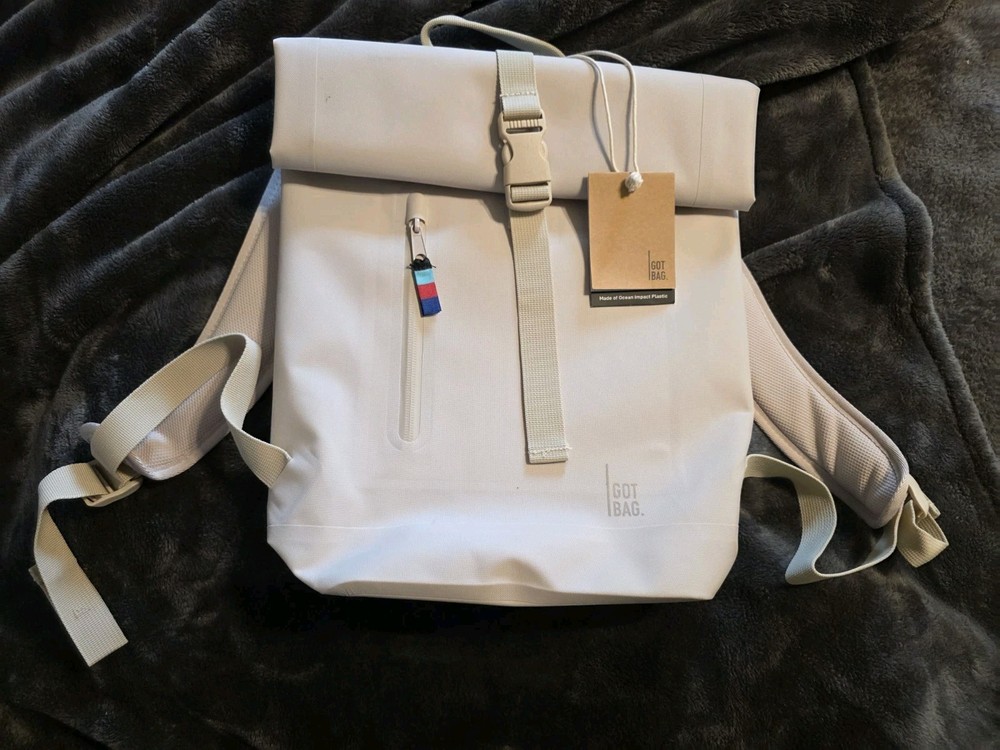 GOT BAG LITE Rolltop dry bag backpack Off white/gray