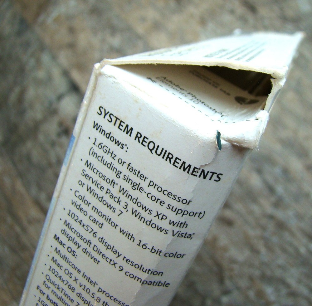 Photoshop Elements 10 ~3 Software CDs 2011~ w Serial # 🫧