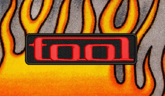 Tool (band) small rectangular Embroidered Patch Iron-On Sew-On US shipping