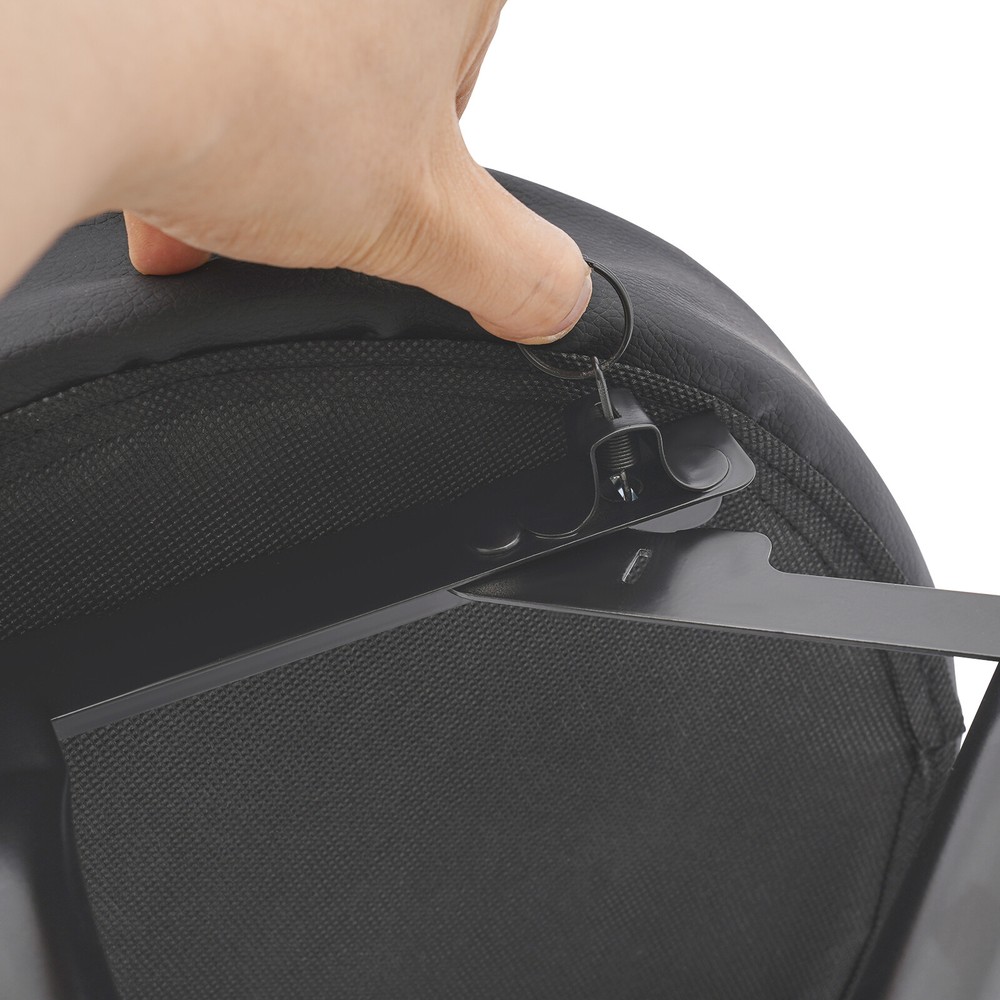 2Pcs Bar Stools Folding Stool Modern Adjustable Height Stools with Back