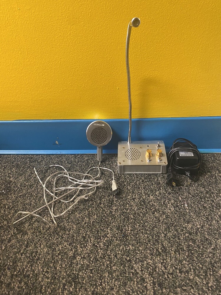 Retekess TW102 Window Speaker Intercom System W/ External Mic & Power Cord