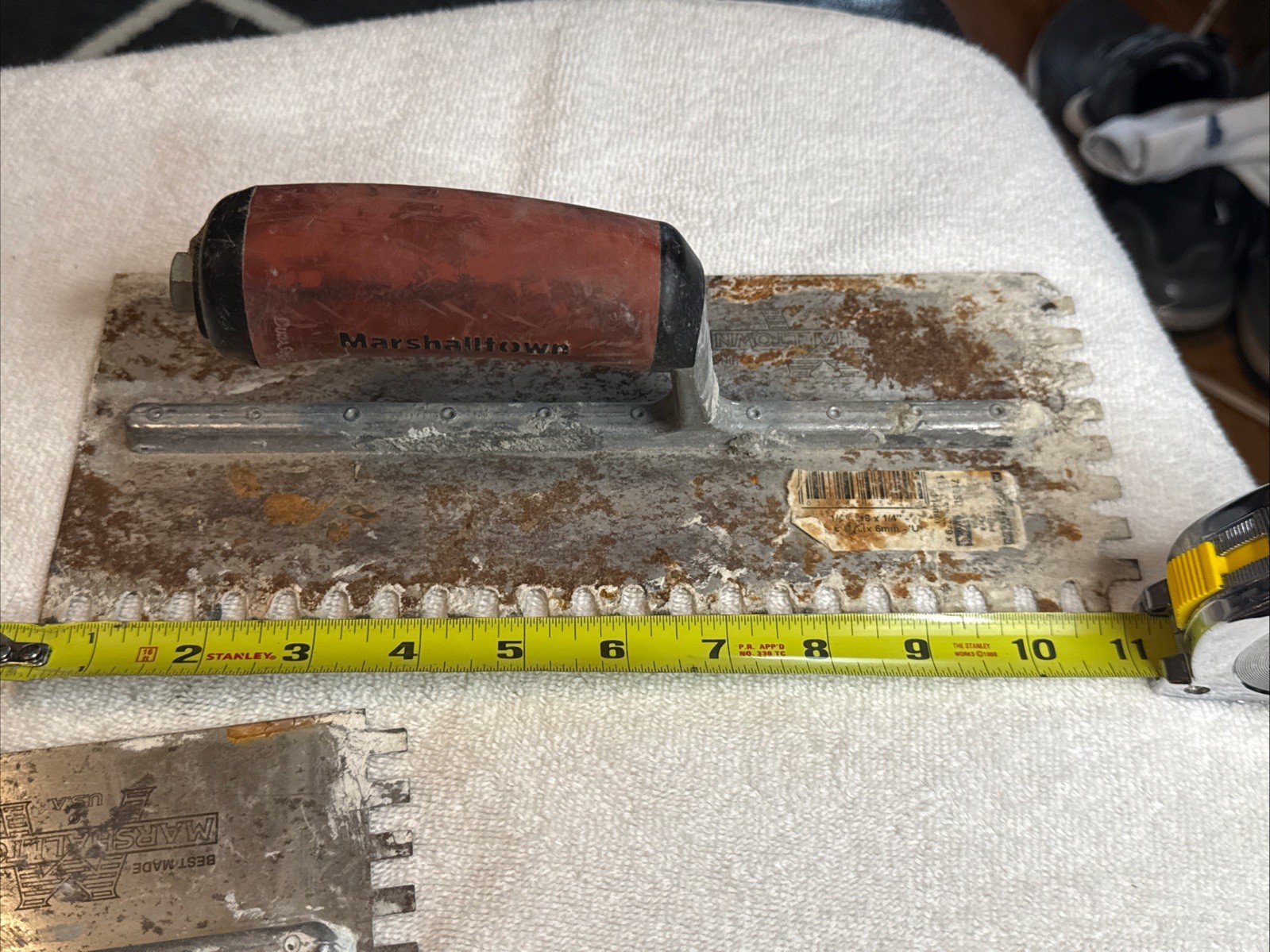 X5 Marshalltown Notched Trowels with Durasoft Handle & Different sizes