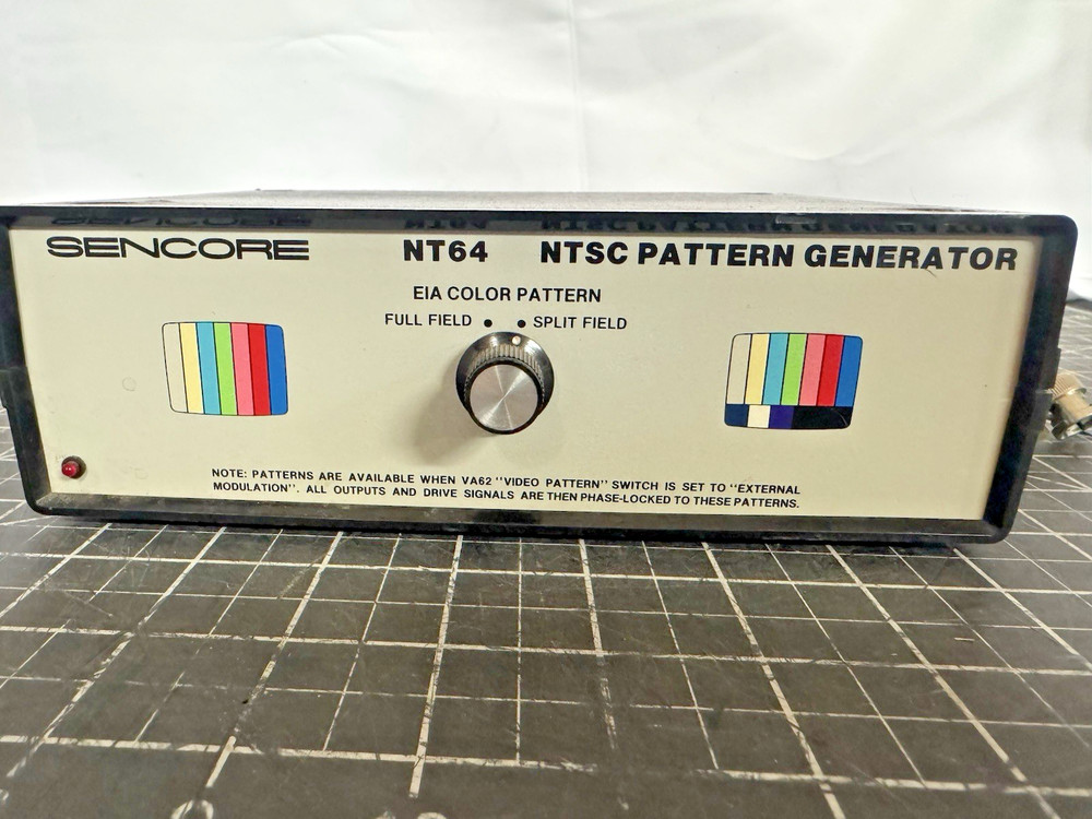 Vintage Sencore NT64 Pattern Generator – Test Equipment – Untested