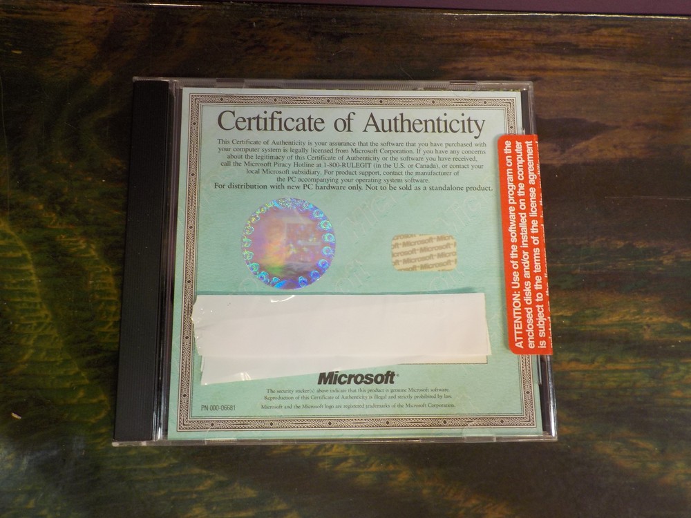Microsoft Golf Computer CD Game BRAND NEW SEALED With CoA!