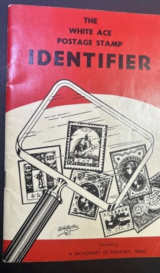 Vintage 1963 The White Ace Postage Stamp Identifier Philatelic Terms VGC