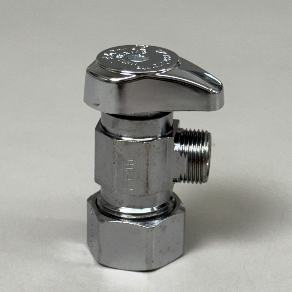 BRASS CRAFT (New) 1/2" Compr. Angle Stop Valve