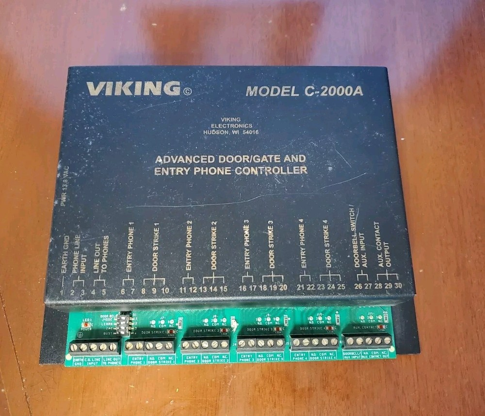 Viking Electronics C-2000A Advanced Door Entry Controller With Power Supply