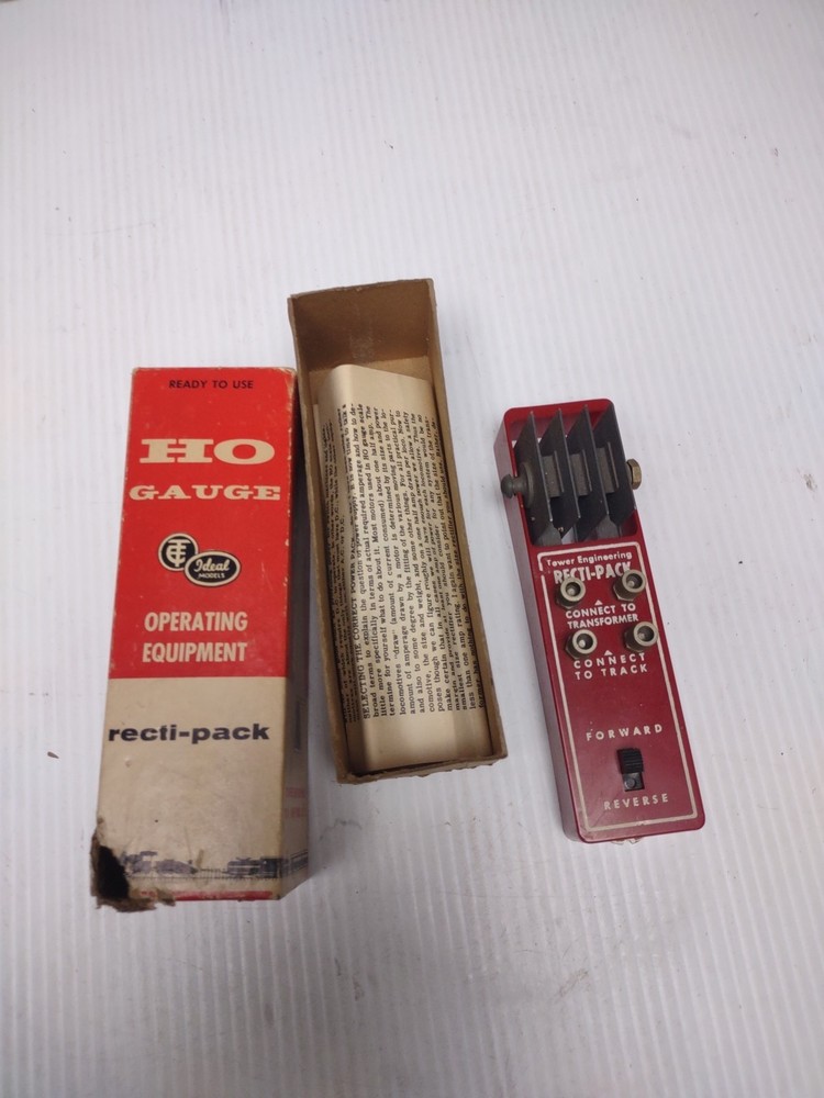 Ideal Models HO Gauge Operating Equipment Recti-Pack