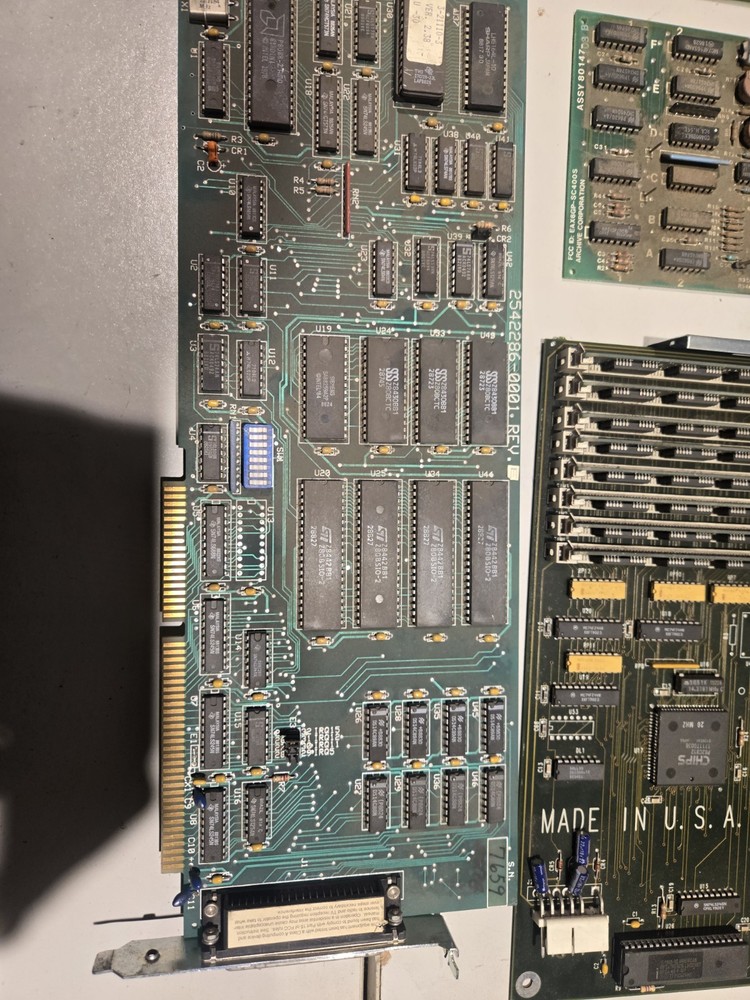 Vintage Texas instruments System 1100 Boards Untested Read Description