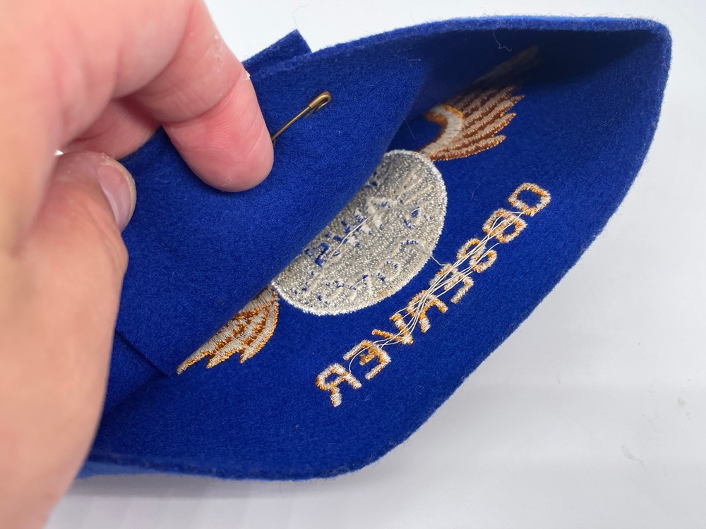 Original American World War Two Era "AWS" Observer Brassard