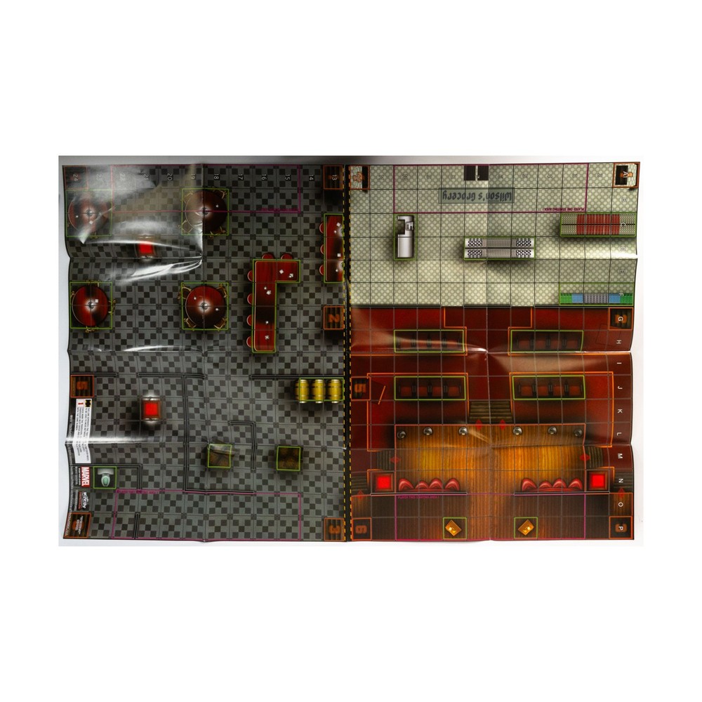WizKids HeroClix Map Speakeasy/Cargo Plane Double-Sided Map Bag EX
