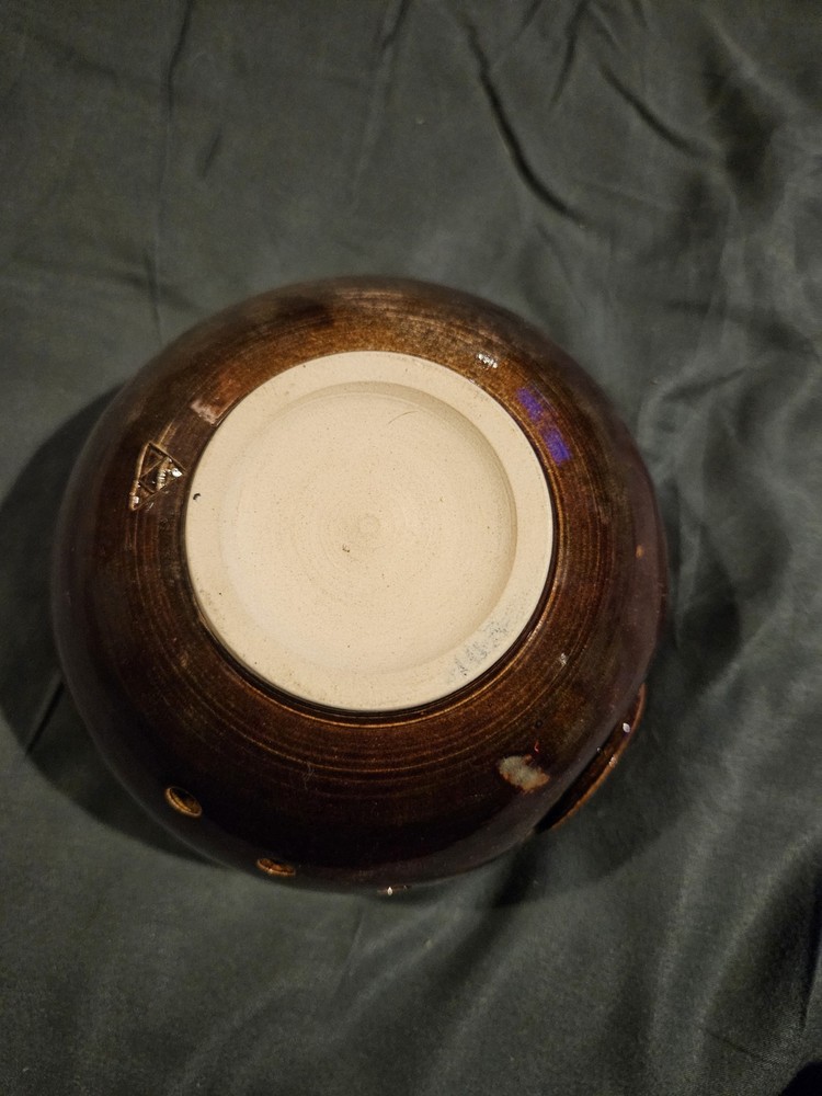 Beautiful handmade Ceramic Yarn Bowl * read description*