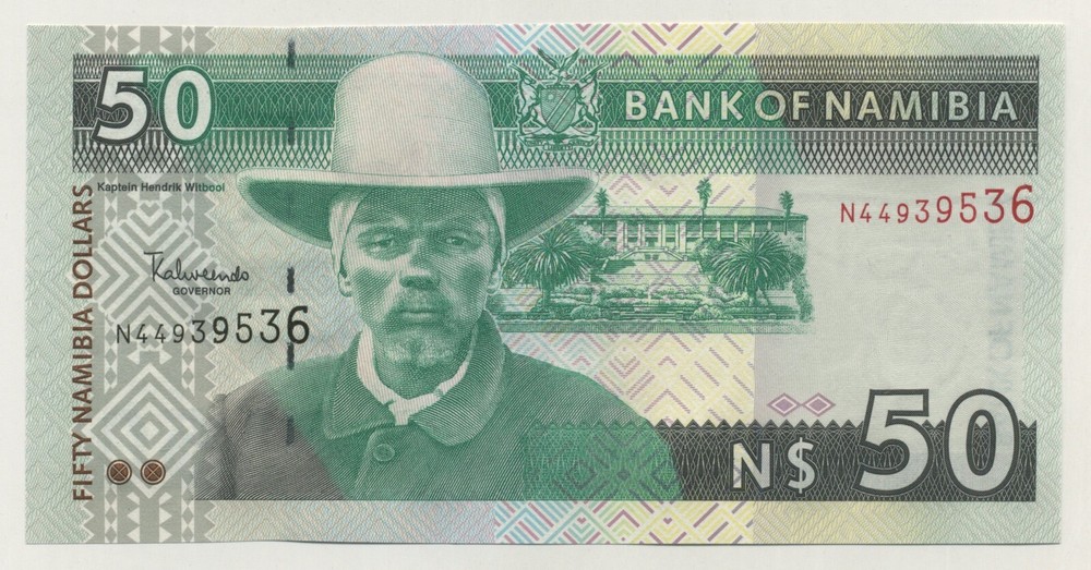 Namibia 50 Dollars 2003 Pick 8.a UNC Uncirculated Banknote