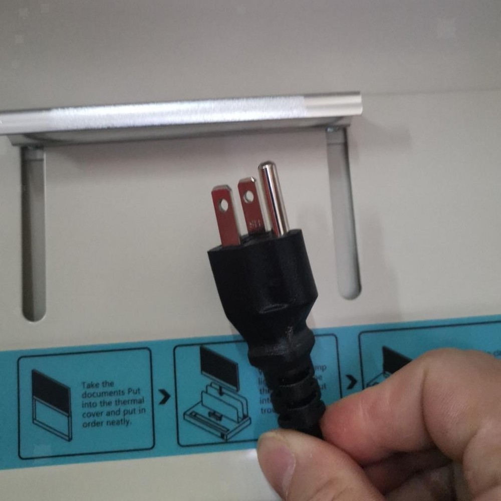 Hot Melt Binding Machine US Adapter Heat Binder for Office