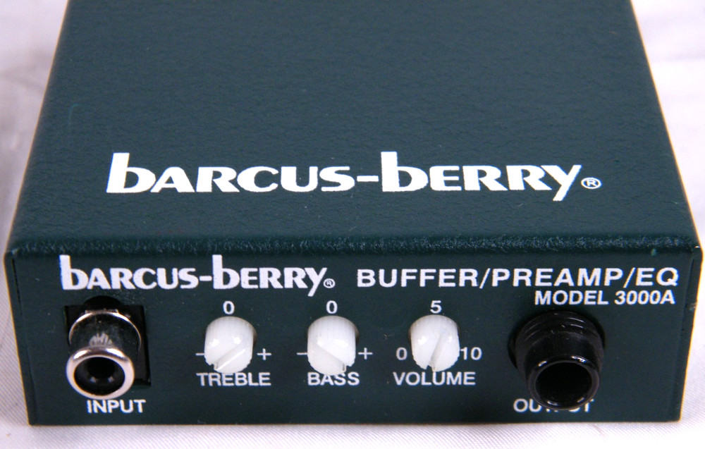 Barcus-Berry Model 3000A Preamp/Eq Buffer Made in USA, Green