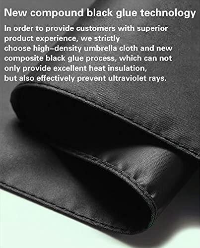 Divine YLL Folding Automatic Open&Close Umbrella Black, Wind & Water & UV Proof