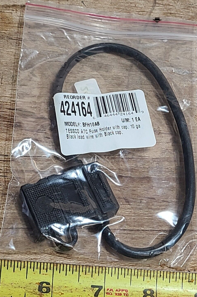 Fuse Holder, ATC,10 gauge with Cap/ 1 each
