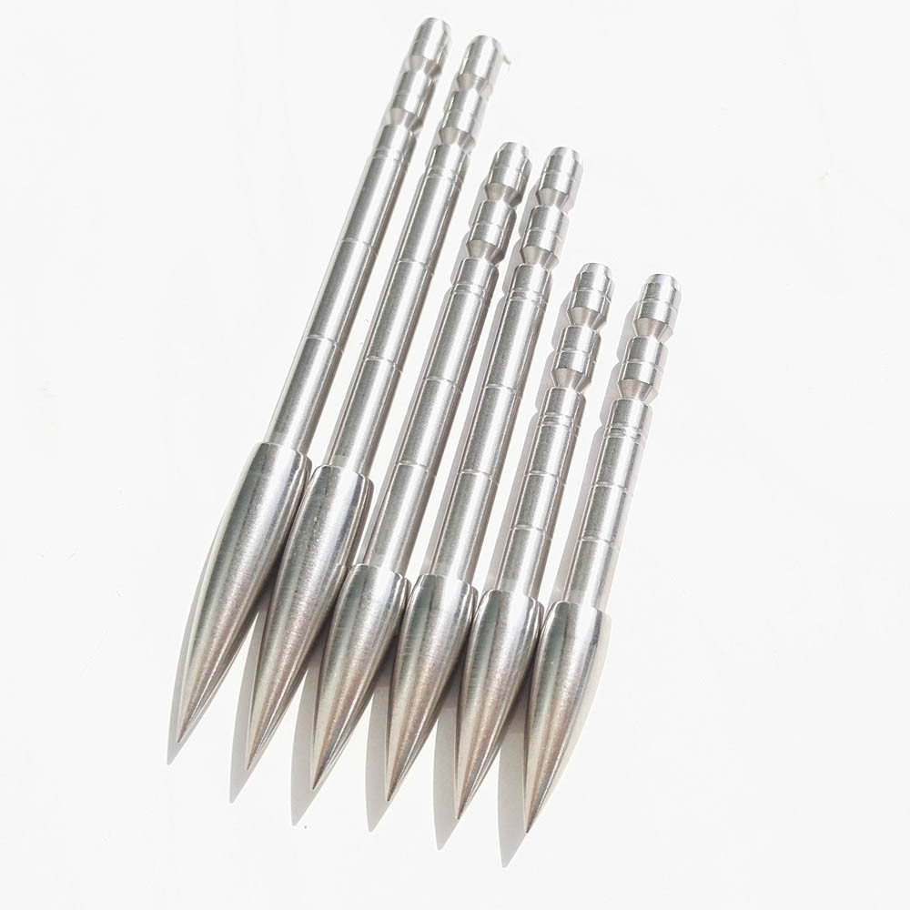 12X Archery Arrowheads 100-200gr Insert Tips Point ID4.2mm Arrow Target Practice