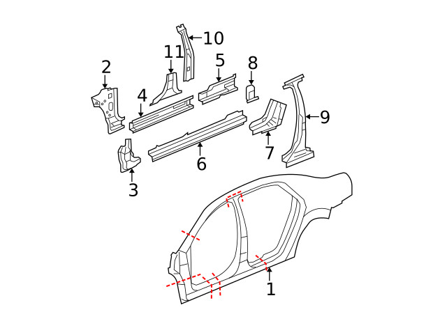 Genuine GM Stiffener 15909928