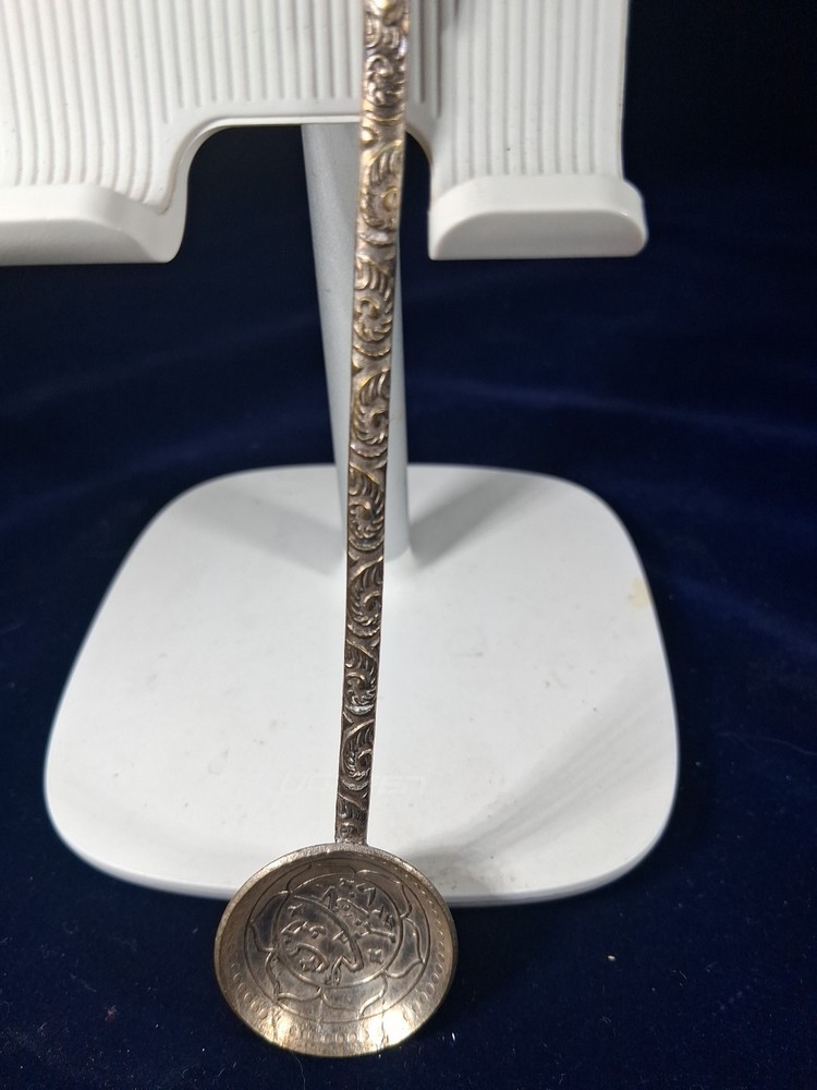 OLD KIDLE EASTERN ISLAMIC MOGHUL COIN SPOON