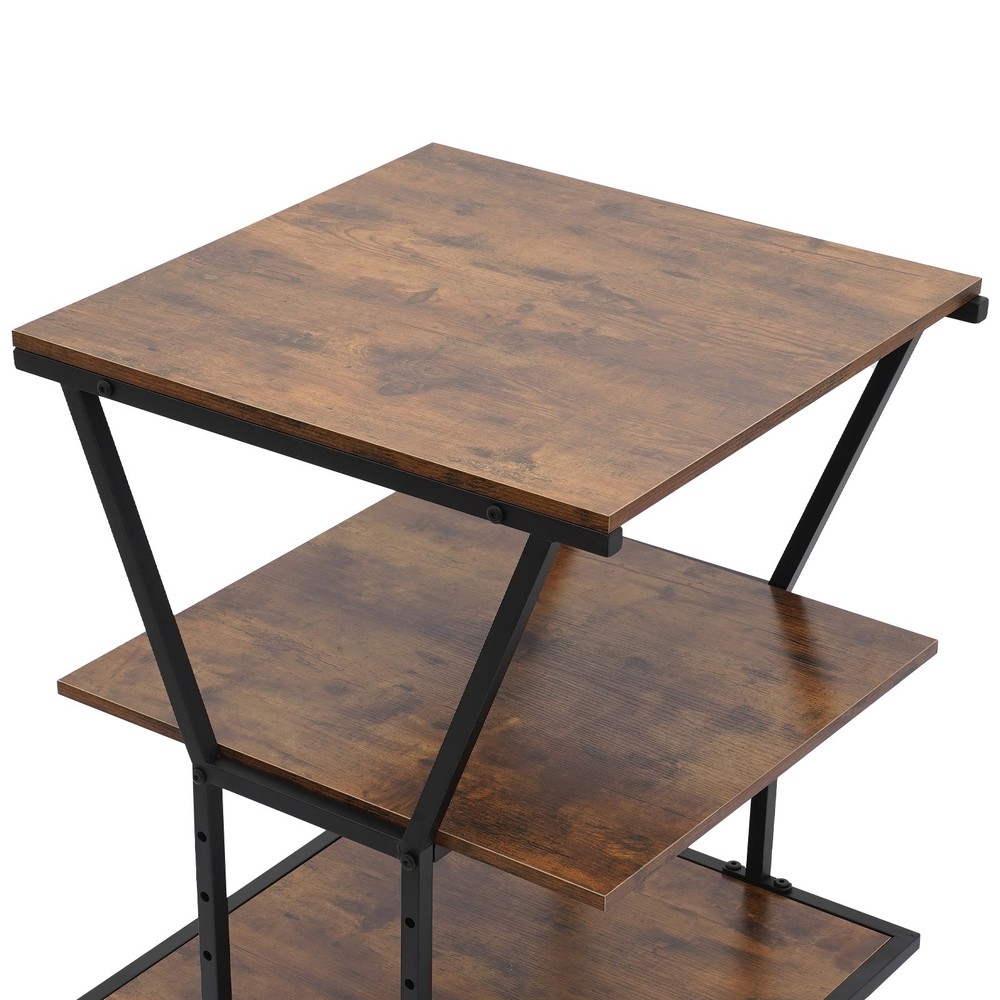 Printer Stand with Adjustable Design 3-Tier Printer Stand for Home/Office