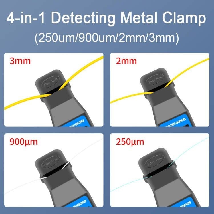 Compact 10KM VFL Optical Fiber Identifier with Optical Power Meter Functionality