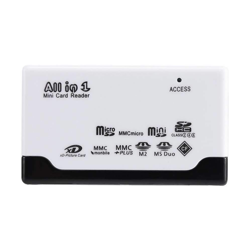 6-IN-1 USB 2.0 Memory Card Reader Adapter for CF/TF/SD/Micro SD/XD/M2/MS Card