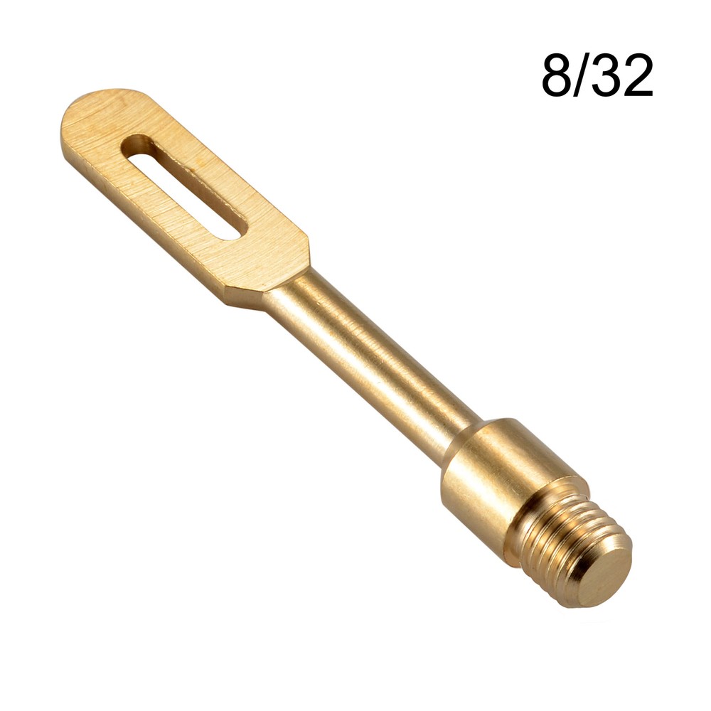 2 Pcs/Lots .45 Cal Solid Brass Slotted Tips Gun Clean Patch Puller Patch Holder