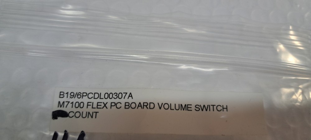 B19/6PCDL00307A M7100 RADIO FLEX PC BOARD VOLUME SWITCH