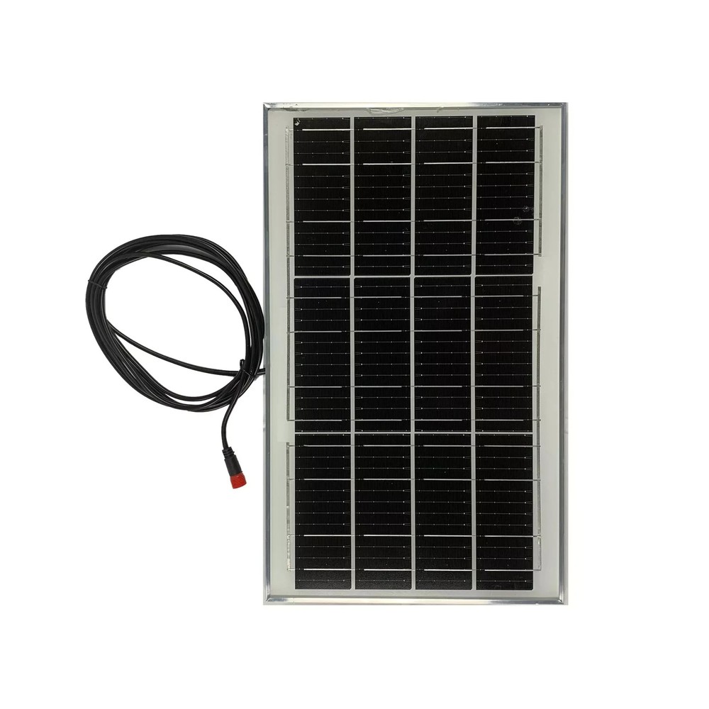 800W LED Compact Outdoor Headlight with Solar Panel and Remote Control