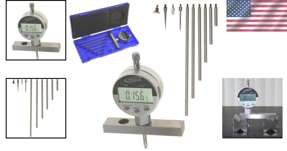 Precision Digital Depth Gauge 0-22" Range