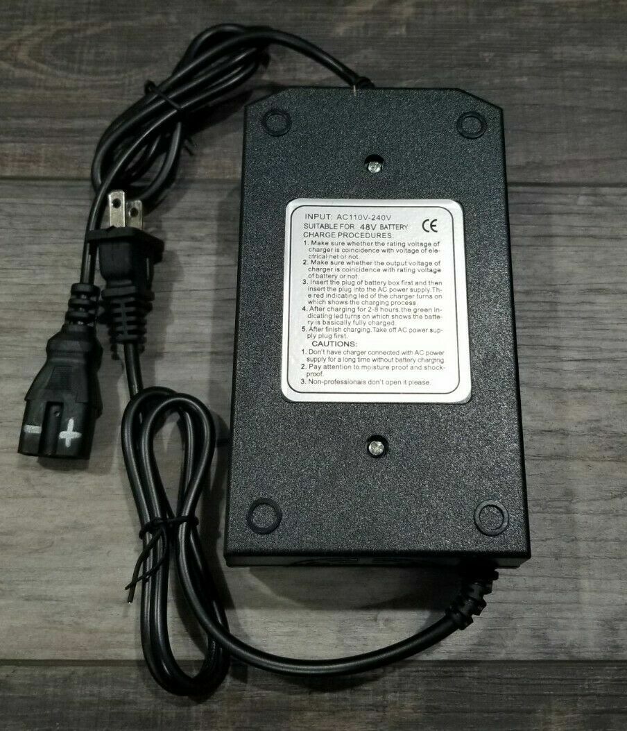 Ewheels E wheels EW-36 EW-46 EW-72 48v 20ah Charger- PC Plug 2.5AMP "READ AD"