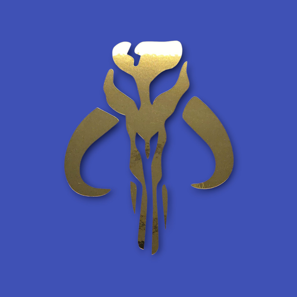 Mythosaur Skull Decal Sticker  - 2 Pack or Single for Car Window, Laptops, Mug