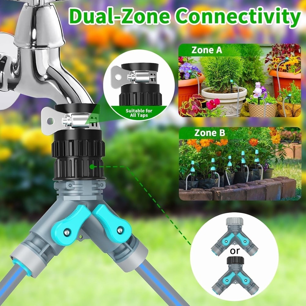 2026 Quick Connect Irrigation System Kit DIY Water Saving Drip Irrigation System