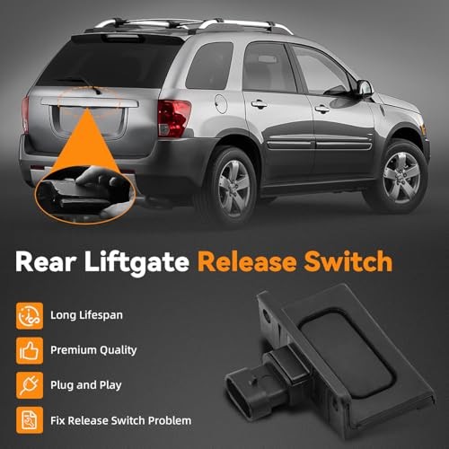 Rear Liftgate Release Switch Button, Compatible with 2007-2009 Chevy Equinox