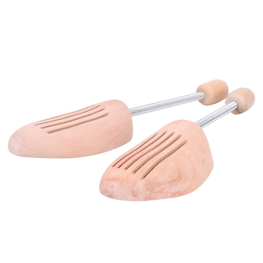 2Pcs Wood Shoe Tree With Spring Column Size 39-40