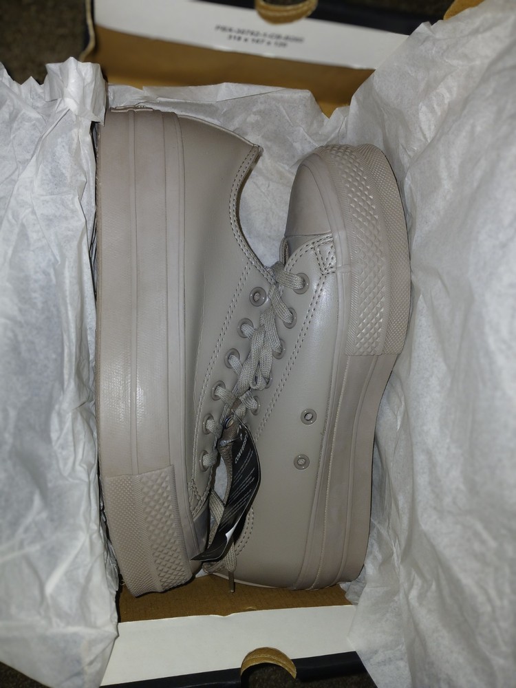 Platform Converse In Sepia Stone Size 6