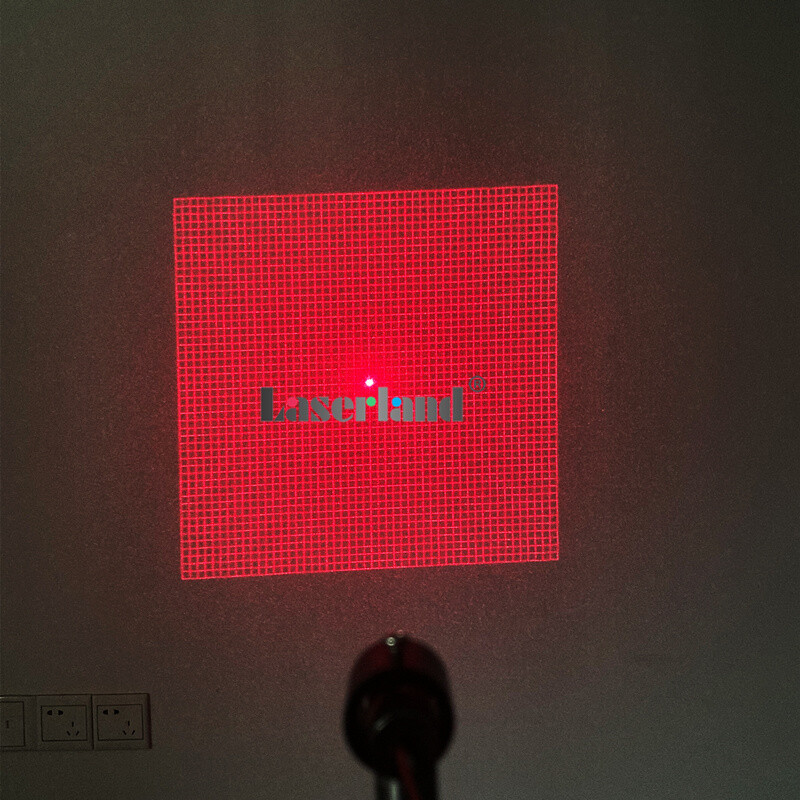 650nm 100mW 50*50 Grid Grating Red Laser Module 3D Structural Light Source