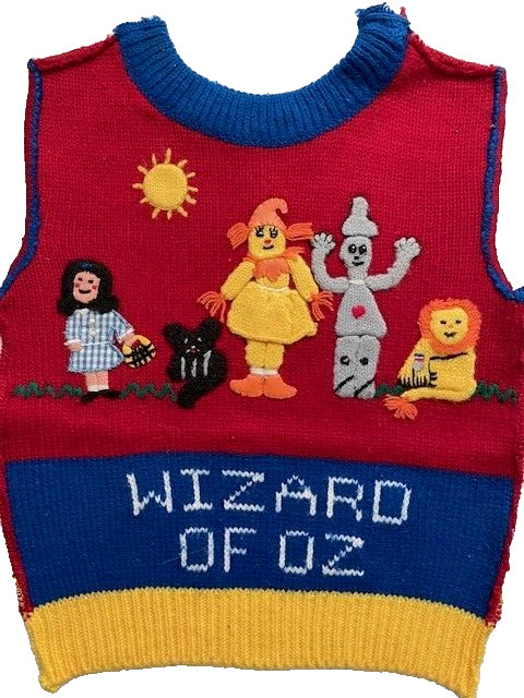 Removed Knit WIZARD OF OZ Garment Panel