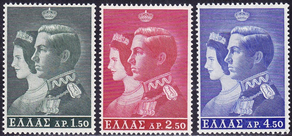 Greece Stamp Issue 1964 (838-840) Mint never Hinged